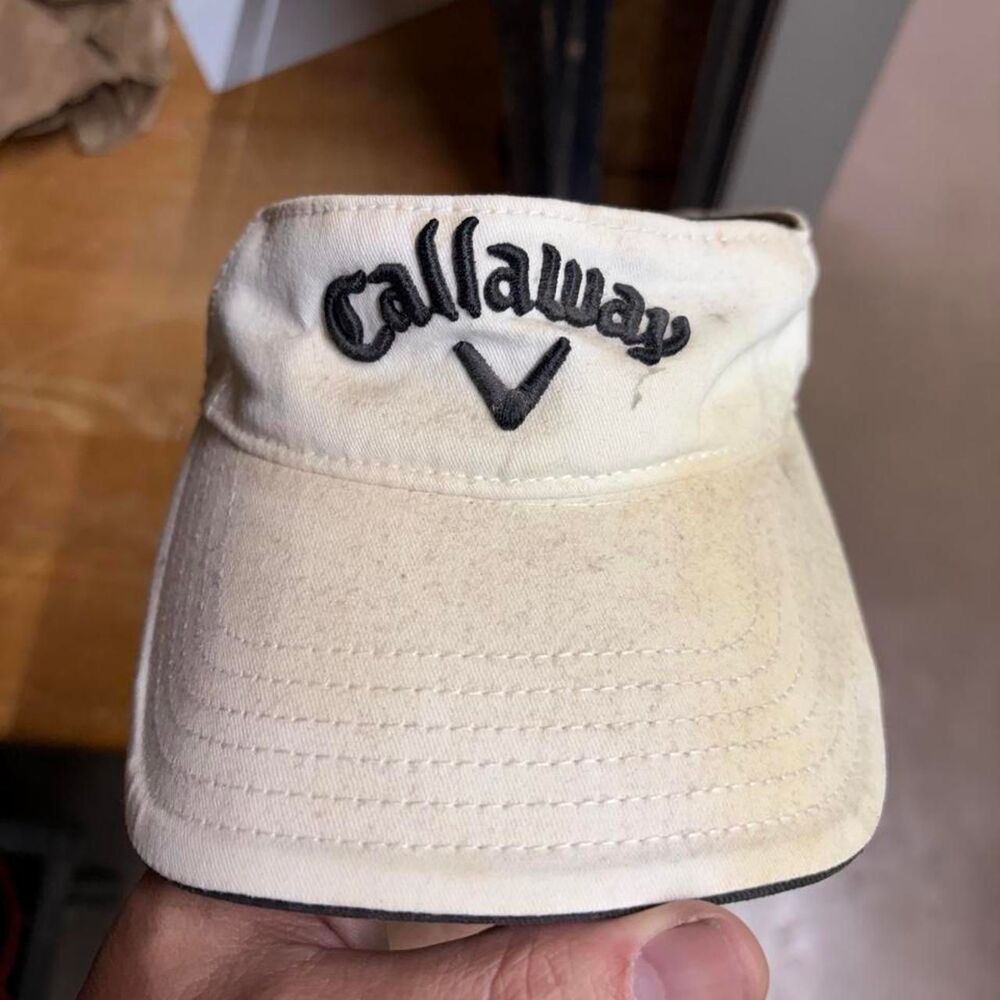 Callaway Men's White and Cream Hat